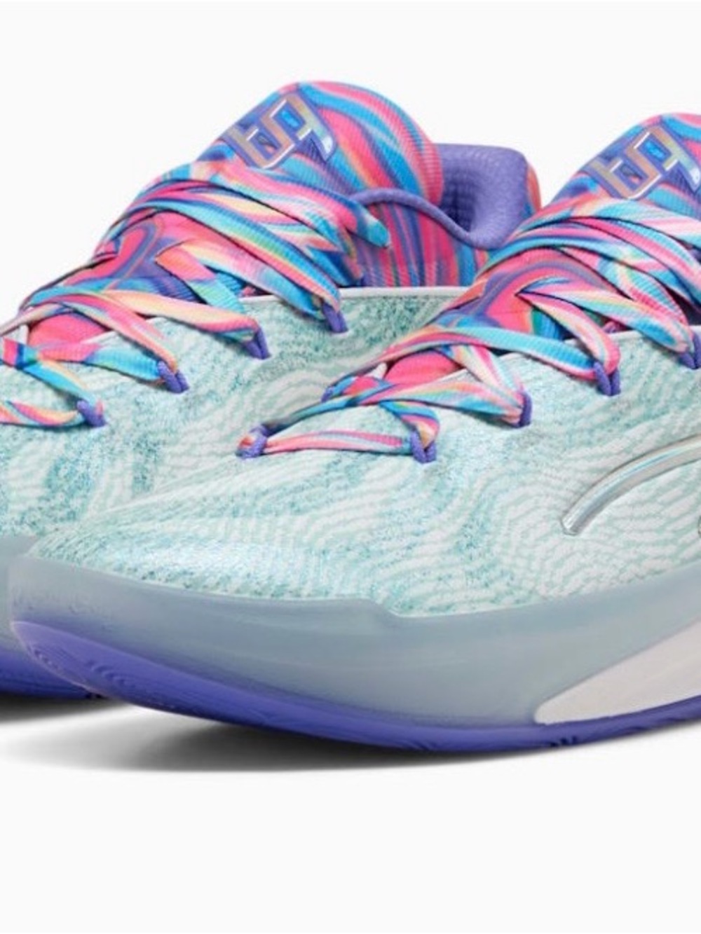 Puma Women's Aqua Knit Sneakers with Multi-Color Accents